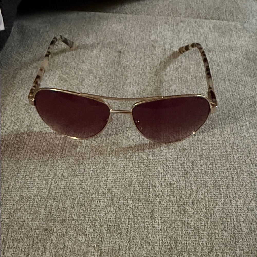 Ted Baker Gold and Brown Sunglasses
